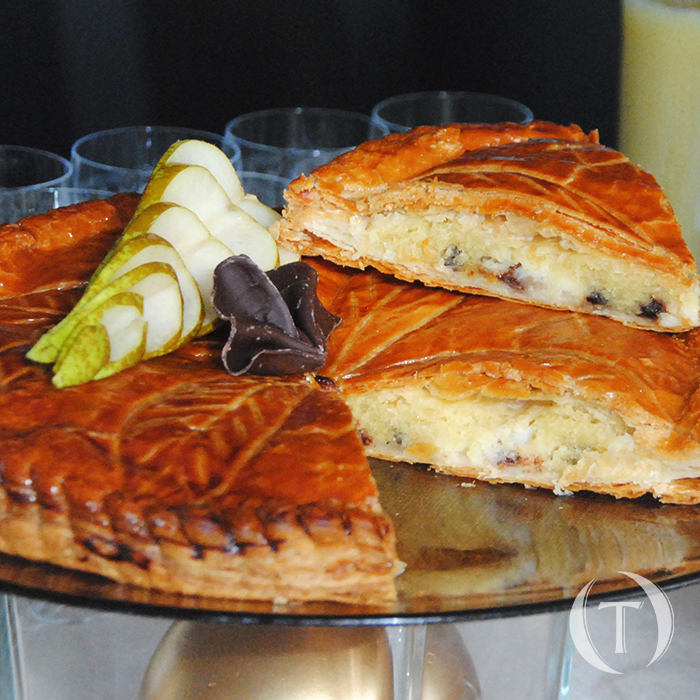 Galette aux poires et éclats de chocolat