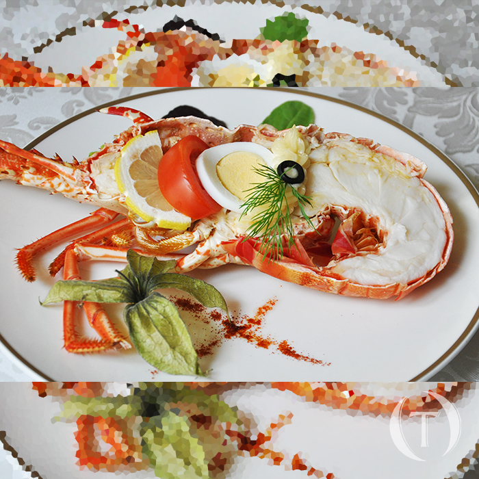 Assiette de langouste